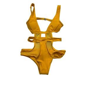 MATTE SWIM Mesh Cutout Monokini One Piece SZ SM